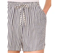 CeCe Women's Elastic-Waist Pull-On Drawstring Shorts