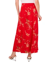 CeCe Women's Seamed Maxi Skirt with Elastic Waist