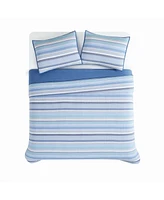 Oceanfront Resort Clearwater Yarn Dye Stripe -Pc. Quilt Set