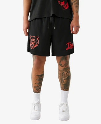 True Religion Men's Mesh Basketball Shorts