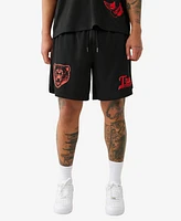 True Religion Men's Mesh Basketball Shorts