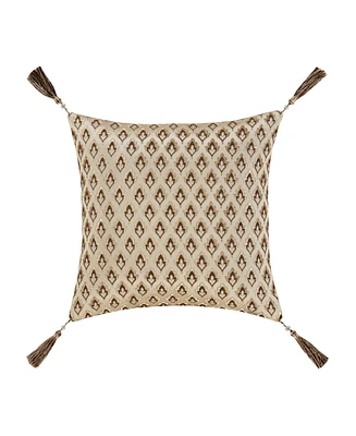 J Queen New York Gold Coast Decorative Pillow, 18" x 18"