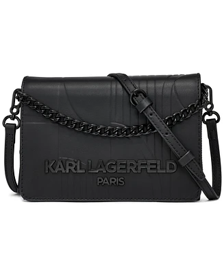 Karl Lagerfeld Paris Lourdes Rivet Crossbody Bag