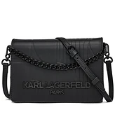 Karl Lagerfeld Paris Lourdes Rivet Crossbody Bag