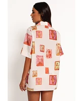 Petal and Pup Women's Aaliyah Tie Front Top