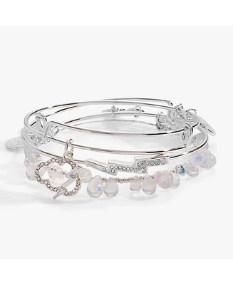 Set of 3 April Showers Bangle Bracelets