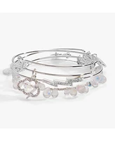 Set of 3 April Showers Bangle Bracelets