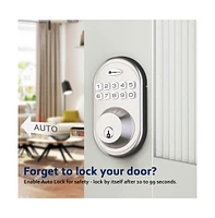 Zachvo Keyless Entry Deadbolt Lock, Electric Door Locks with Keypads