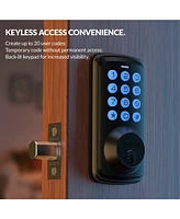 Zachvo Keyless Entry Deadbolt Lock, Electric Door Locks with Keypads and Emergency Charging Port