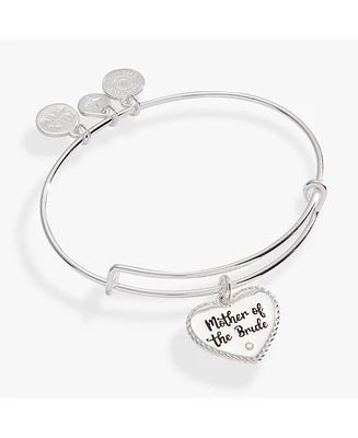 Mother Of The Bride Heart Bangle Bracelet