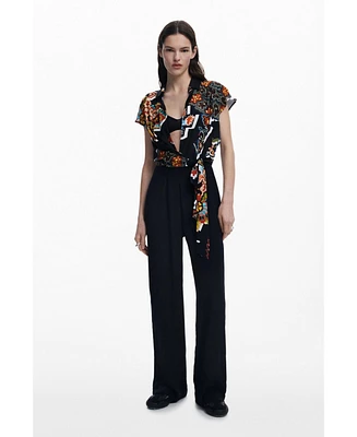 Desigual Women's Jumpsuit designed by Mr. Christian Lacroix