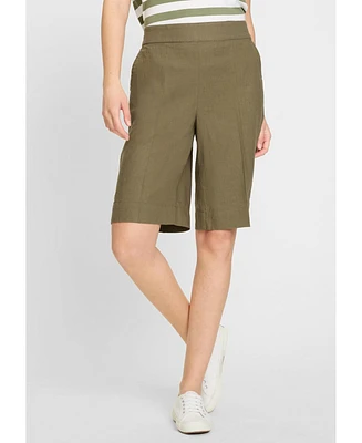Olsen Women's Mona Fit Viscose Linen Short