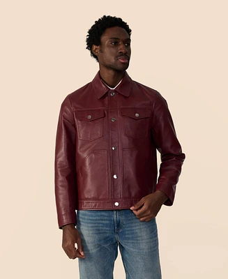 Furniq Uk Men's Suede Bomber Jacket, Created for Macy's