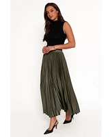 Petal and Pup Women's Polina Pleated Maxi Skirt