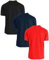 Galaxy by Harvic Men's 3-Pack Short Sleeve Stretch T-Shirt