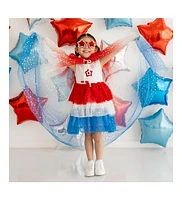 Sweet Wink Toddler Girls Patriotic Star Patch Tank Tutu Dress