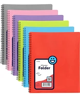 Poly 8 Pocket Organizer File Folder Letter Legal Document Organizer Perfect for Office, College, School and More ( Pack
