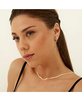Spero London Sterling Silver Heart Hoop Earrings