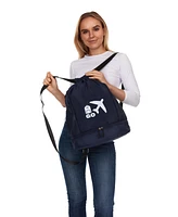 Perfect Personal Travel Go Bag- Navy