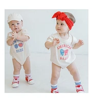 Sweet Wink Baby Boys American Dude Short Sleeve Romper