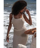 Jluxlabel Women's Beachside Crochet Bustier