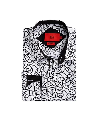 Elie Balleh Big Boys Slim Fit Swirl Print Button-Down Shirt