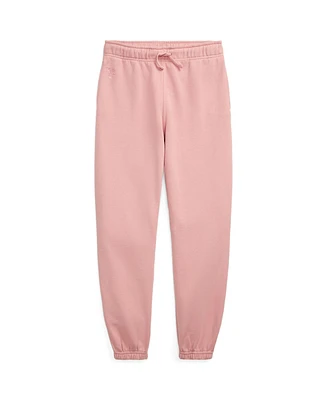 Polo Ralph Lauren Big Girls Embroidered Loopback Fleece Joggers