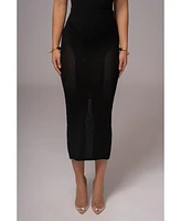 Jluxlabel Women's Jasmina Knit Skirt