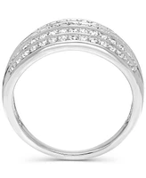 Diamond Multi-Row Ring (1/2 ct. t.w.) 10k White or Yellow Gold