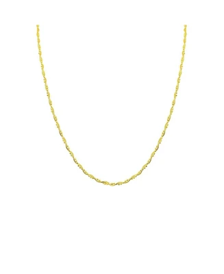 Spero London Twisted Beads Sterling Silver Chain Necklace