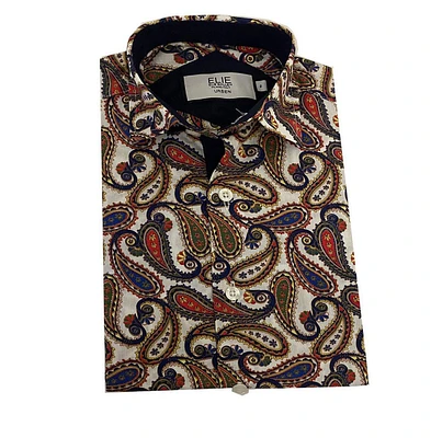 Elie Balleh Little Boys Royal Paisley Button-Down Slim Fit Shirt