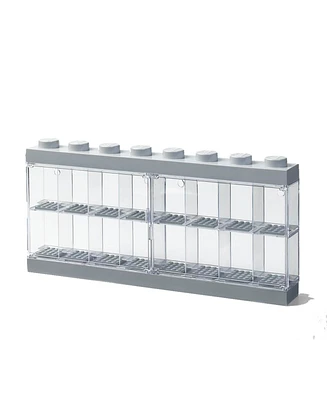 Lego Minifigure 16 Compartment Display Case | Grey