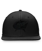 Fanatics Men's Black Columbus Blue Jackets Tonal Fitted Hat