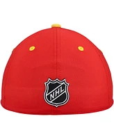 Fanatics Men's Red Calgary Flames Authentic Pro Draft Stretch-Fit Hat
