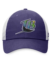 Nike Men's Purple/White Tampa Bay Rays Rise Adjustable Trucker Hat
