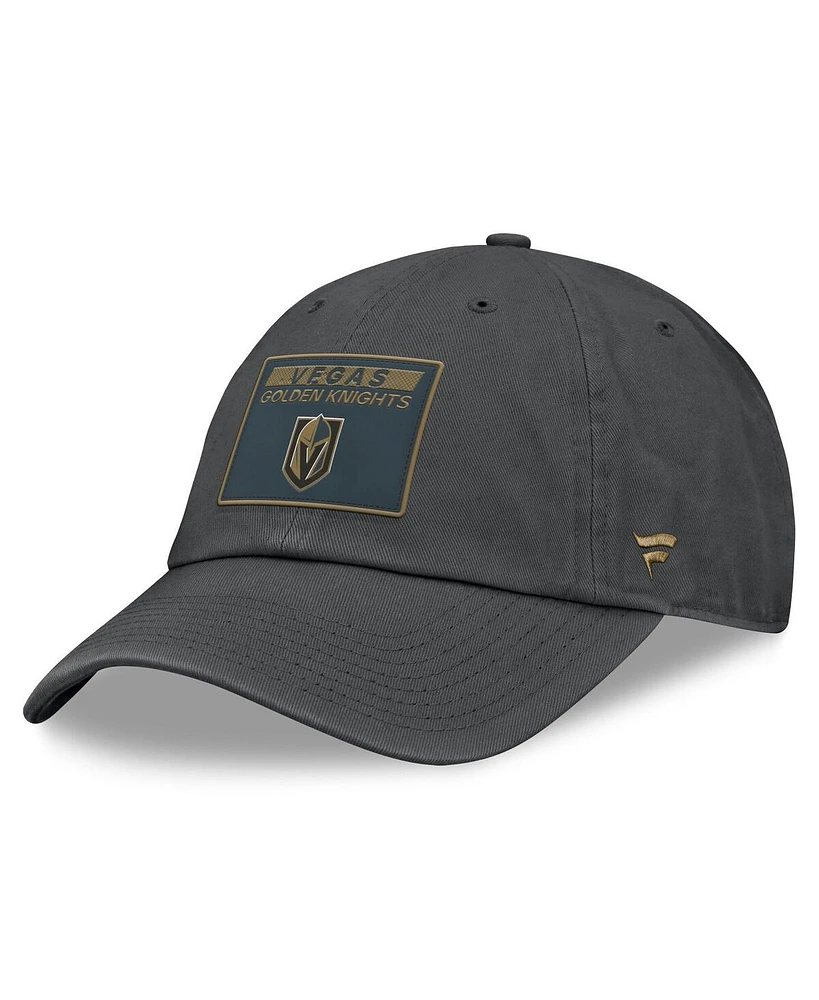 Fanatics Women's Gray Vegas Golden Knights Authentic Pro Rink Adjustable Hat