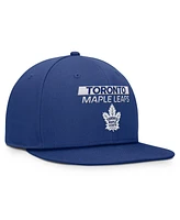 Fanatics Men's Blue Toronto Maple Leaf's Authentic Pro Prime Snapback Hat