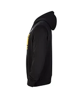 Nike Men's Black Golden State Warriors Courtside Club Pullover Hoodie