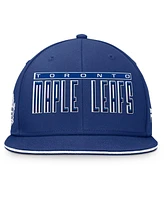 Fanatics Men's Blue Toronto Maple Leaf's Fundamental Gino Stack Snapback Hat
