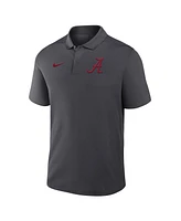 Nike Men's Anthracite Alabama Crimson Tide Primetime Victory Primary Logo Performance Polo Shirt