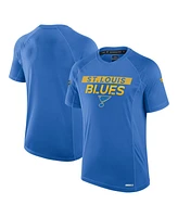 Fanatics Men's Blue St. Louis Blues Authentic Pro Tech Raglan T-Shirt