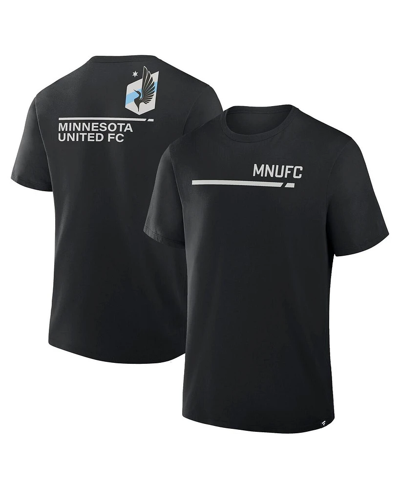 Fanatics Men's Black Minnesota United Fc Corner Kick Legacy T-Shirt