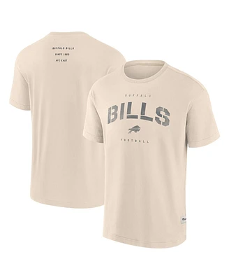 Fanatics Men's Cream Buffalo Bills Elements Weathered Tonal Future Ground T-Shirt