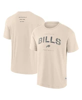 Fanatics Men's Cream Buffalo Bills Elements Weathered Tonal Future Ground T-Shirt
