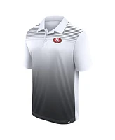 Logo Athletic Men's White/Black San Francisco 49ers Sandlot Game Polo Shirt
