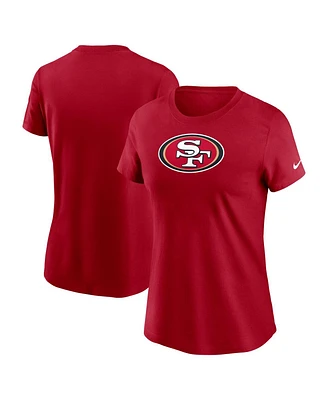 Nike Women's Scarlet San Francisco 49ers Primary Logo T-Shirt