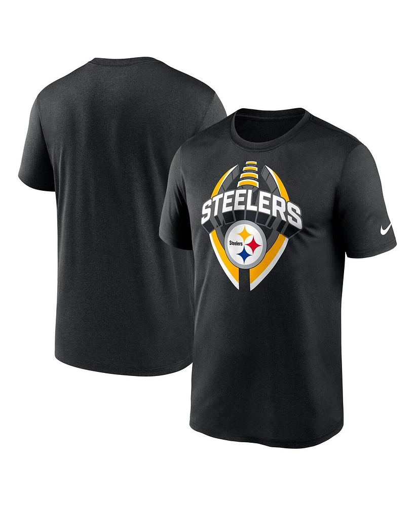 Nike Men's Black Pittsburgh Steelers Legend Icon Performance T-Shirt