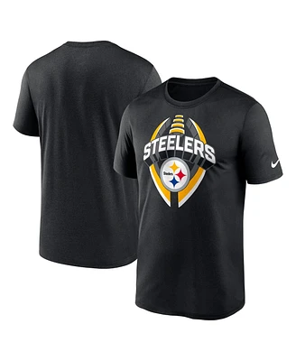 Nike Men's Black Pittsburgh Steelers Legend Icon Performance T-Shirt