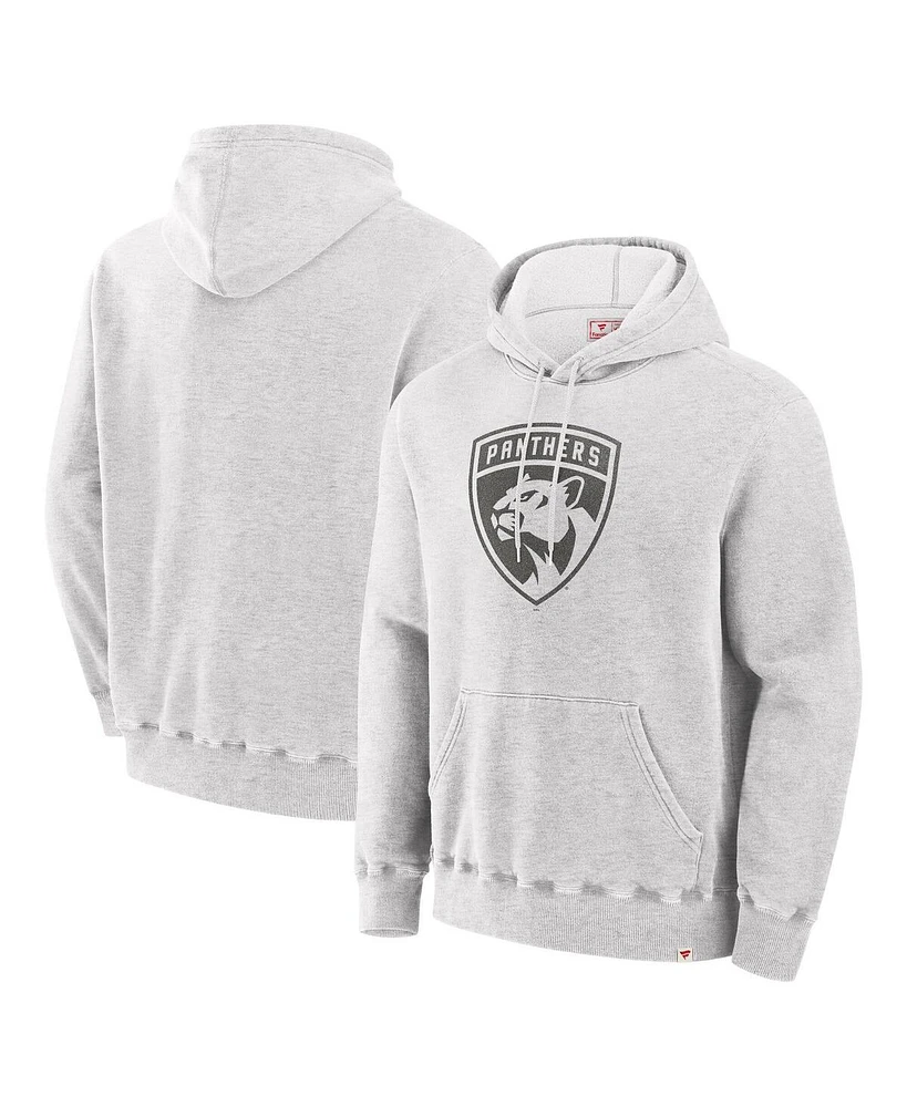 Fanatics Men's Cream Florida Panthers Made Canada Pullover Hoodie