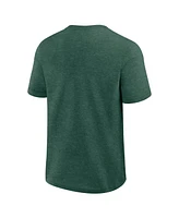 Fanatics Men's Heather Green Athletics Top Notch T-Shirt